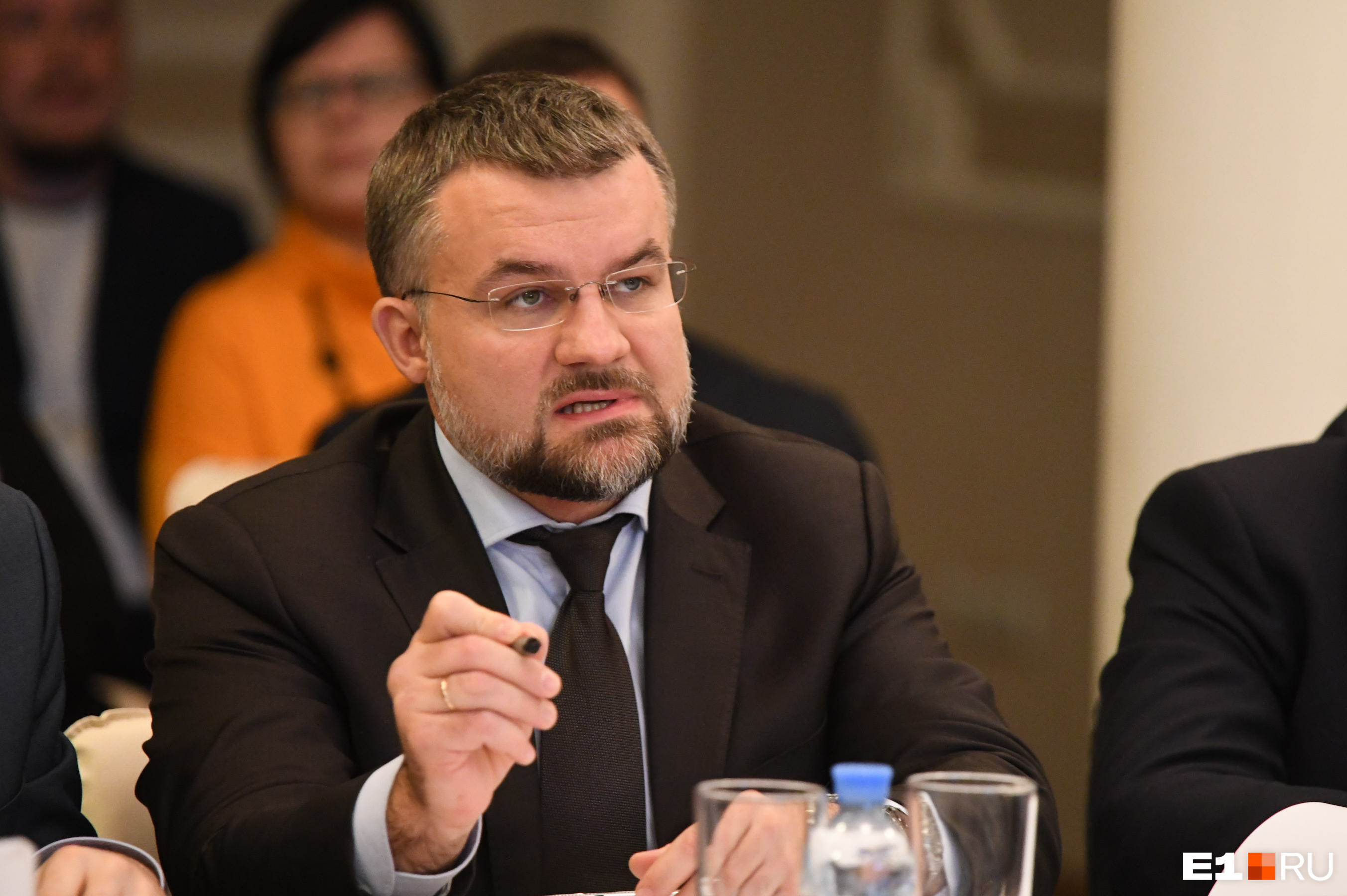 Алексей Бирюлин на одном из заседаний мэрии