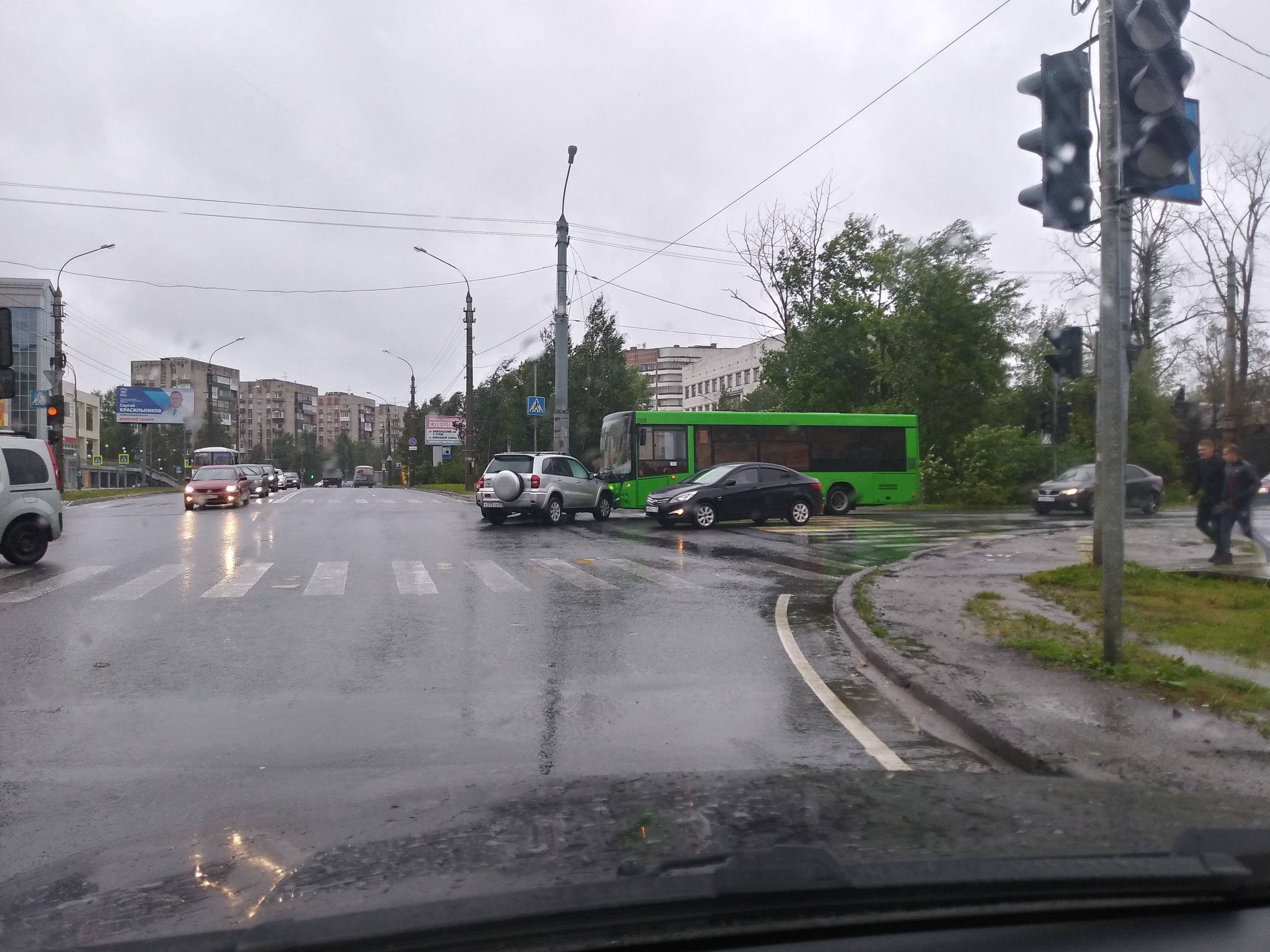 В Соломбале сломался светофор В Соломбале сломался светофор