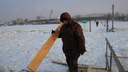 Тает лед: в Архангельске закрыли транспортную переправу на остров Хабарка