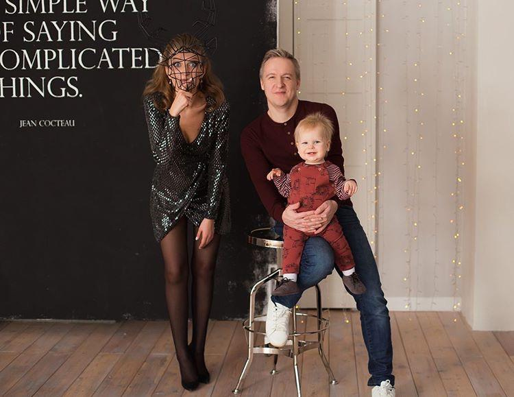 Анастасия Эйнгорн с мужем и сыном