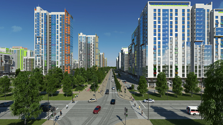 Строители нового микрорайона на 16 тысяч жителей на юге Екатеринбурга полностью изменят проект