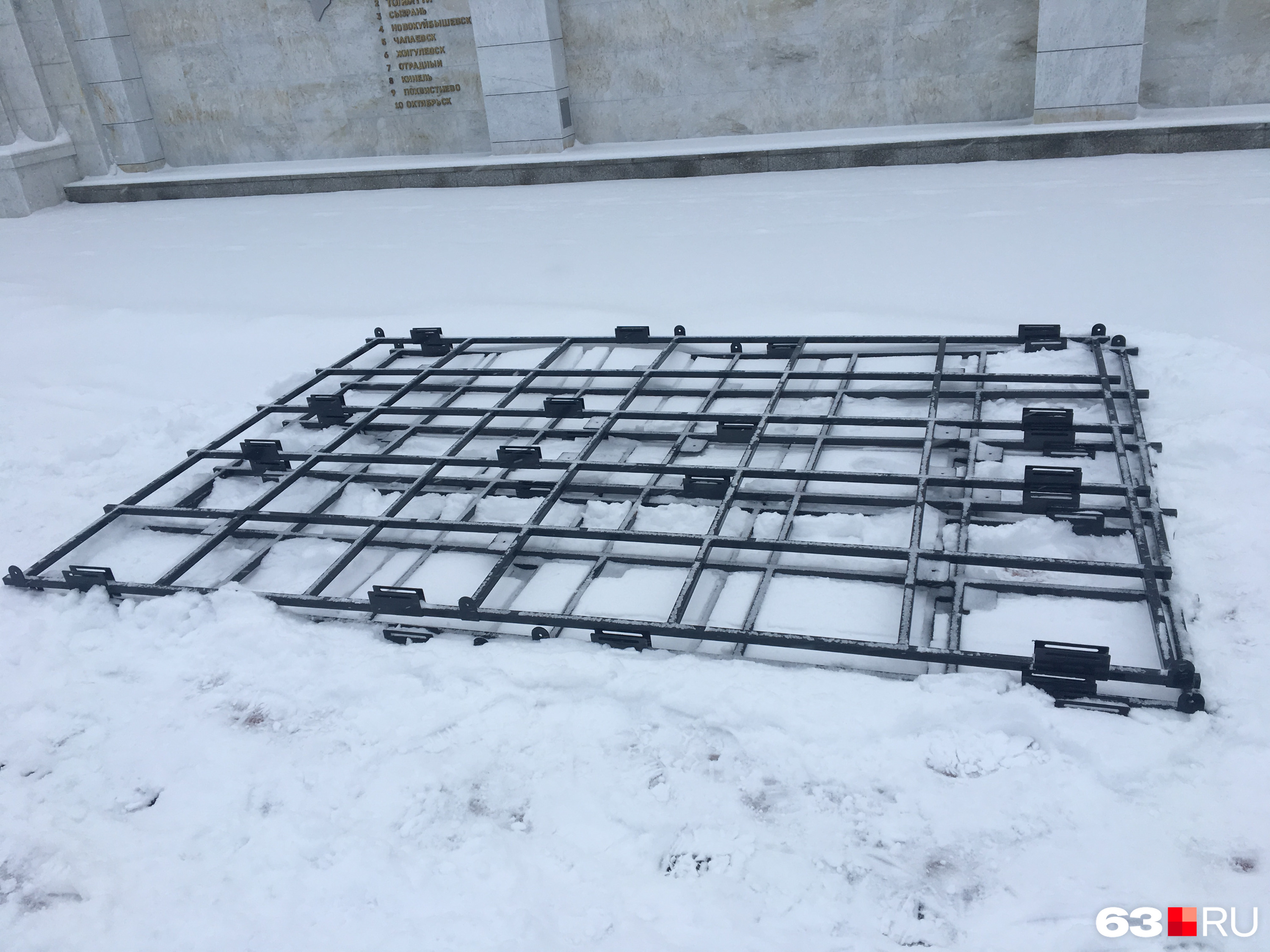 Так выглядит металлический каркас