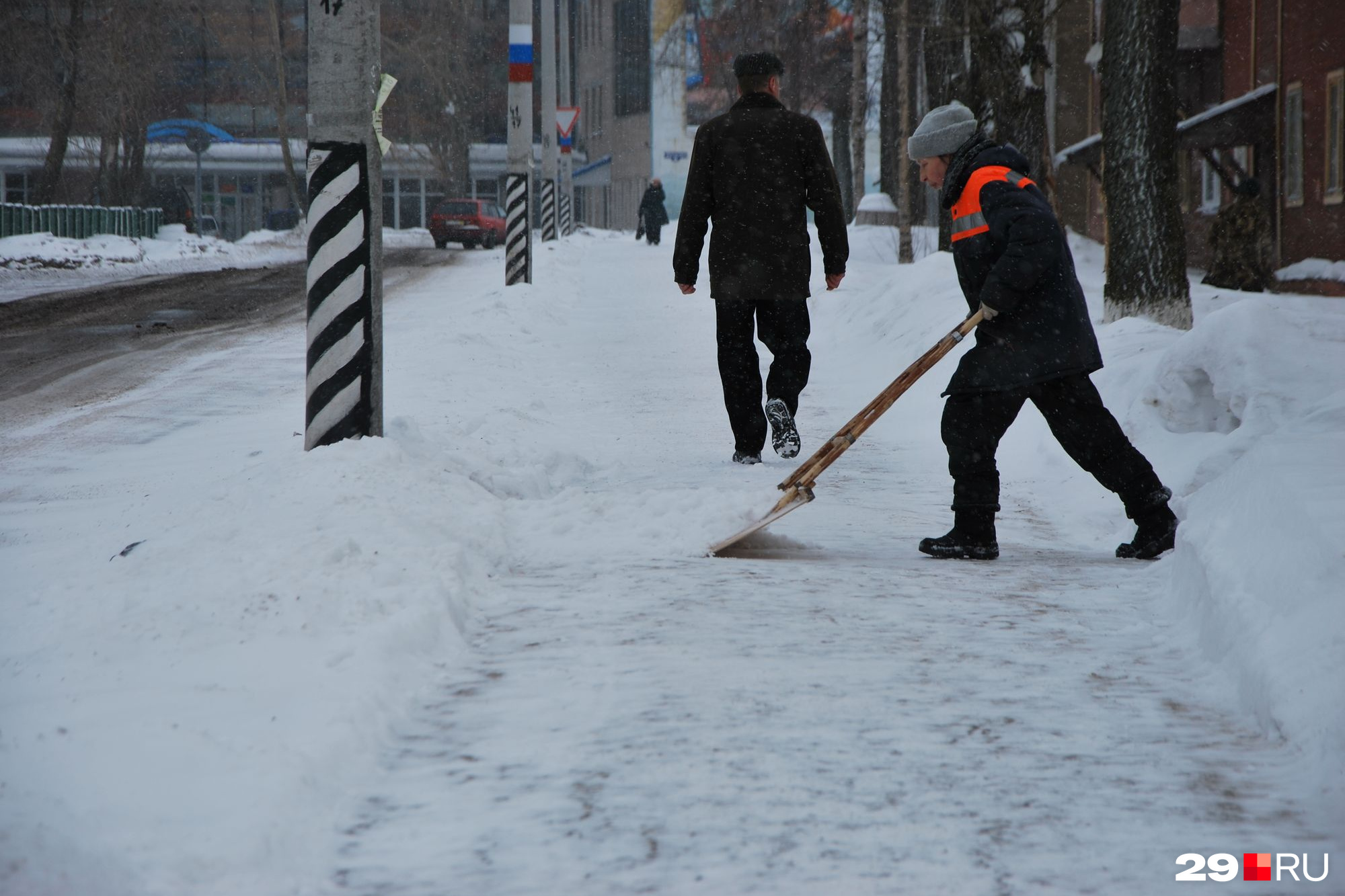 Лефортово уборка снега