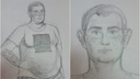 «Может находиться в Октябрьском районе»: полиция ищет хромого преступника по рисунку-фотороботу