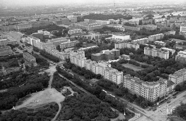 Так городок выглядел в 1977 году. Фото из блога <nobr class="_">С. Загоскина</nobr>