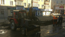 Ремонт сетей на улице Ленина в Кургане закончат на день раньше