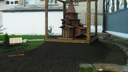 В Тольятти в колонии-поселении установили деревянный макет Спасской церкви