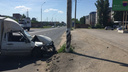 В Тольятти потерявший сознание из-за жары водитель пикапа врезался в столб