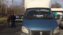 Приставы устроили засаду на Мочищенском шоссе и отобрали у водителя «Газель»