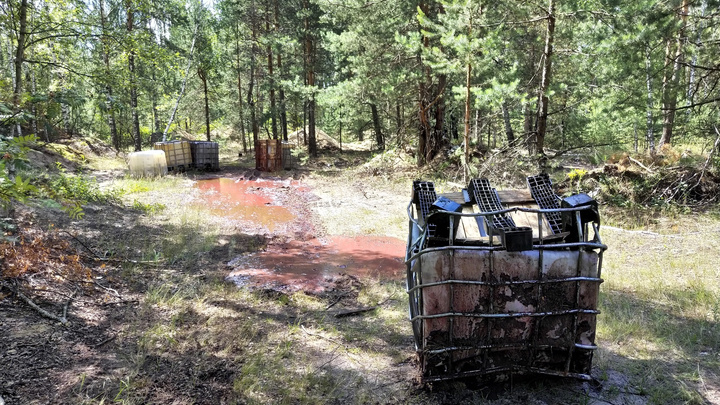 «Химикаты могут попасть в питьевую воду»: в Дзержинске нашли свалку ядовитых отходов. Опять