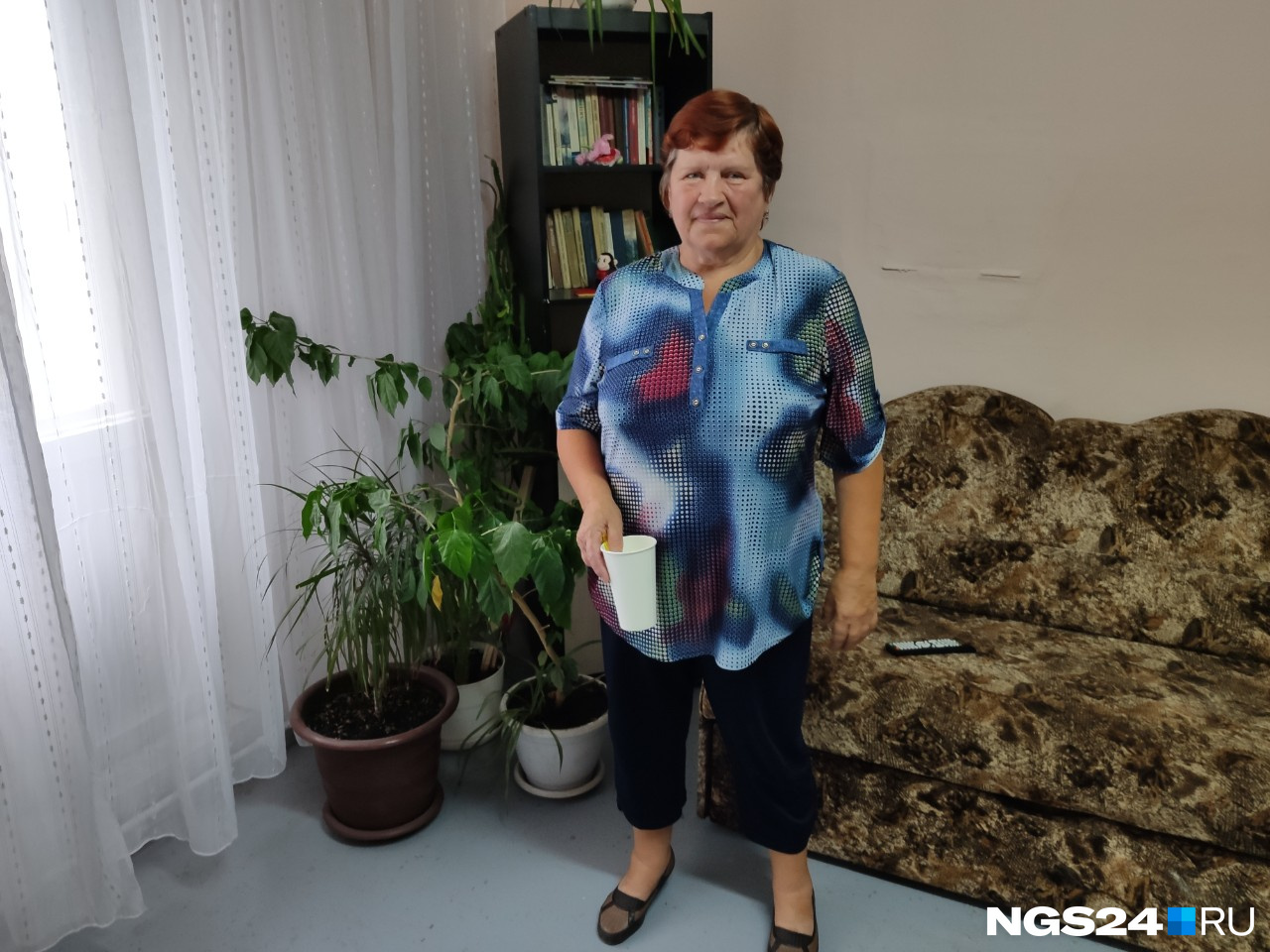 Людмила Анатольевна приехала в Красноярск с внуком и невесткой