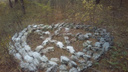 В лесу под Тольятти неизвестные выложили пентаграмму из черепов