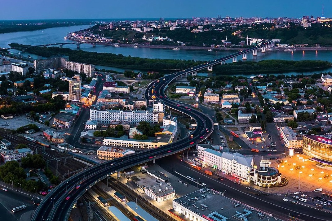 Фото метромоста в нижнем новгороде