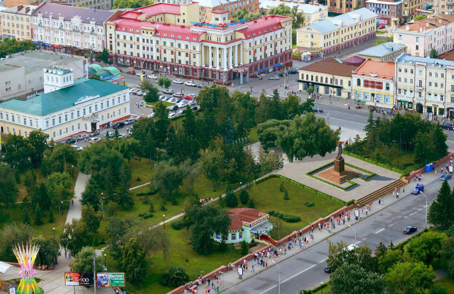 Омск площадь ленина старые