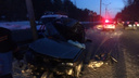 Honda Accord влетела в столб на Бердском шоссе — водитель скончался на месте
