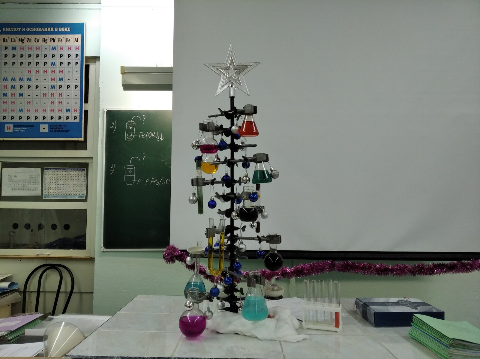 «Химическая» ёлка в школе № 45