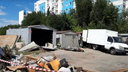 На улице Жигулёвской в Самаре начали сносить гаражи для строительства дороги