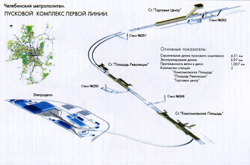 Челябинское метро карта