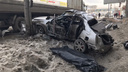 Пассажир «Ниссана» погиб в жёстком ДТП с грузовиком и столбом на Большевистской