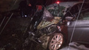 Обе машины — в хлам: в Самарской области столкнулись медицинская «буханка» и Hyundai