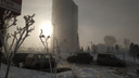 Деревья в белом и непроглядное небо — смотрим, как Новосибирск выглядит в тумане