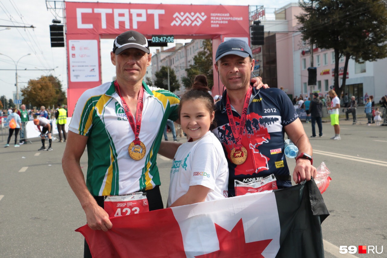 Девочка Катя приехала из Воткинска и уже пробежала второй марафон в жизни