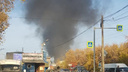Сажу несёт на город: из-за пожара на Богдашке зафиксирован всплеск загрязнения воздуха