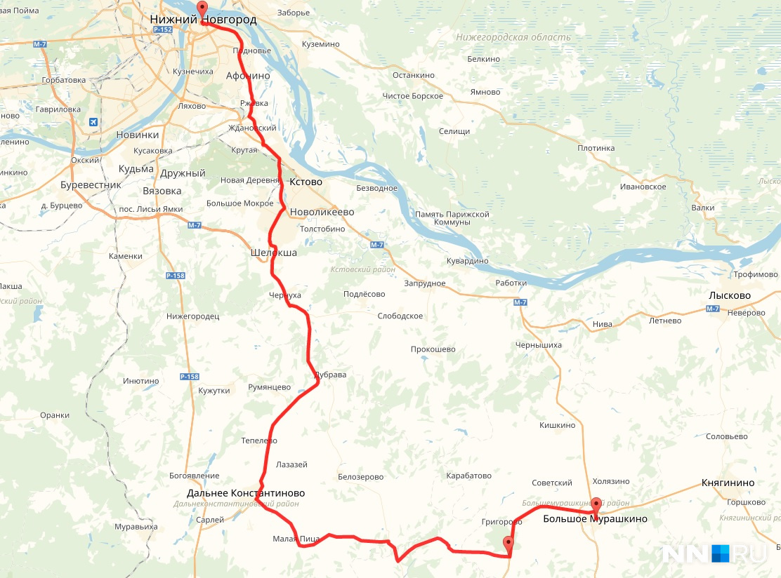 Кудьма нижегородская область на карте. Трасса р-158 в Нижегородской области на карте. Нижегородская Объездная м7. Нижний Новгород м7 объезд через Слободское. Р-158 автодорога на карте Нижегородской области.