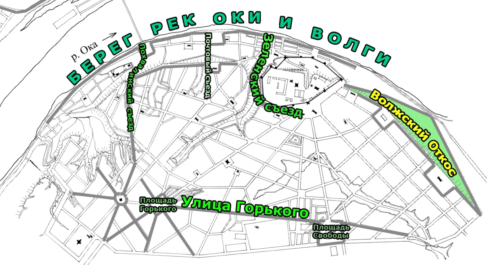 Карта г горького