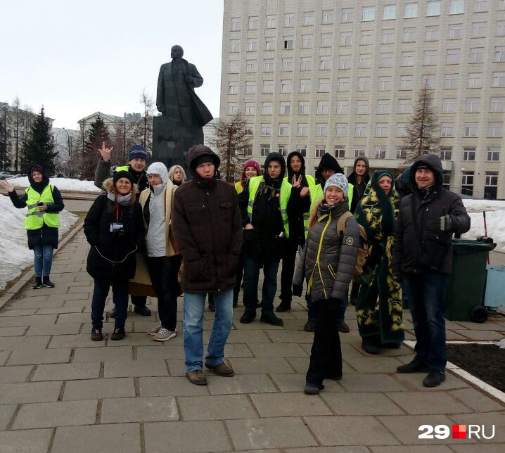 В Архангельске продолжается бессрочный протест
