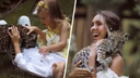 Бег от ягуара: жена самарского олигарха Шаповалова Ксения Царицына пустила детей поиграть с хищником