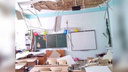 В Самаре рабочие превратили школу № 46 в стройплощадку