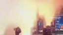 Момент взрыва бензовозов на челябинской нефтебазе попал на видео