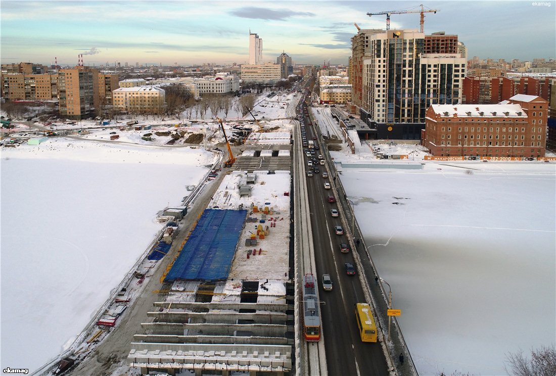 Макаровский мост екатеринбург сегодня