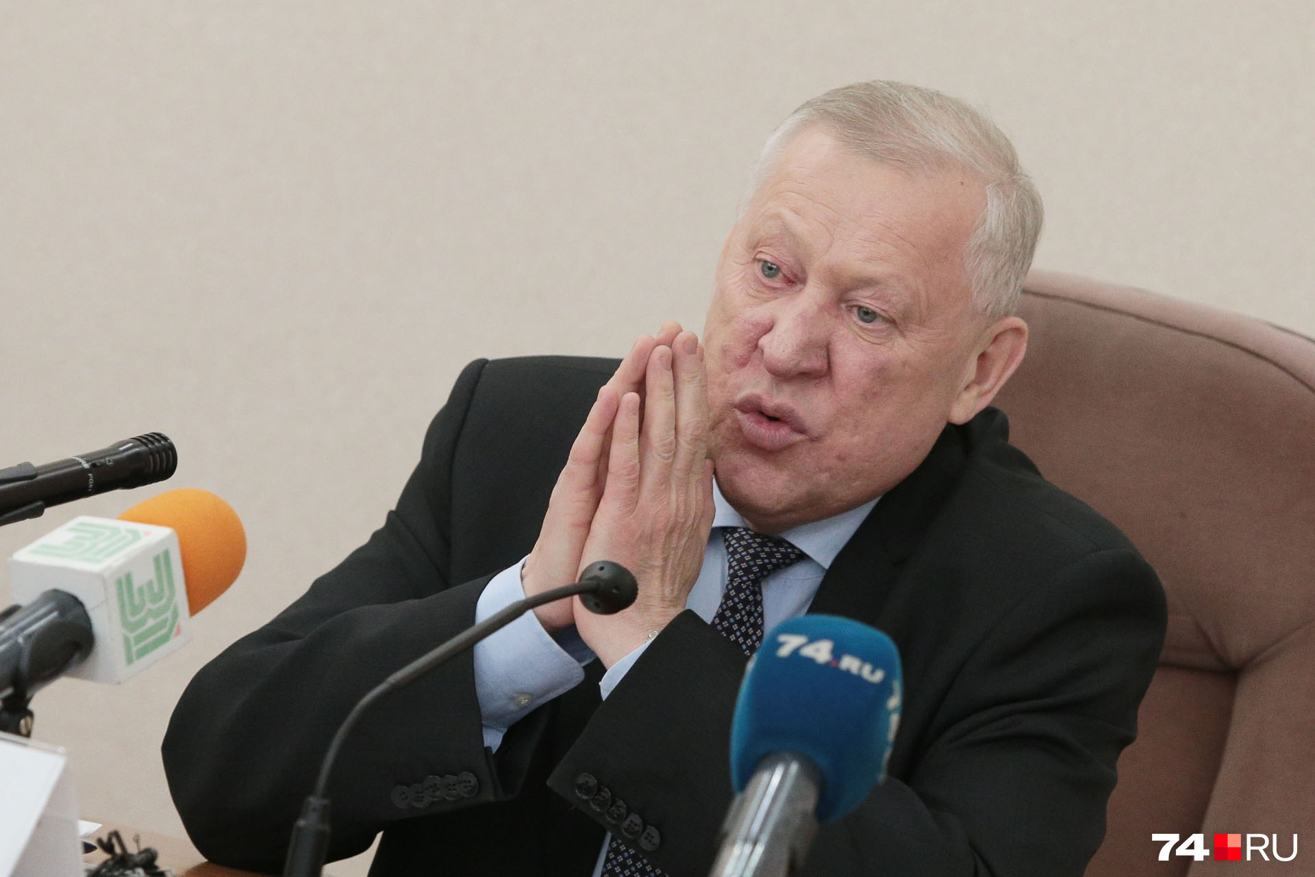Евгений Тефтелев руководил Челябинском с конца 2014 года