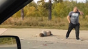 «На обочине лежал человек»: по дороге в аэропорт под Самарой столкнулись две иномарки