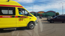 «Оставила вмятины»: в Самаре реанимационная машина скорой помощи столкнулась с легковушкой