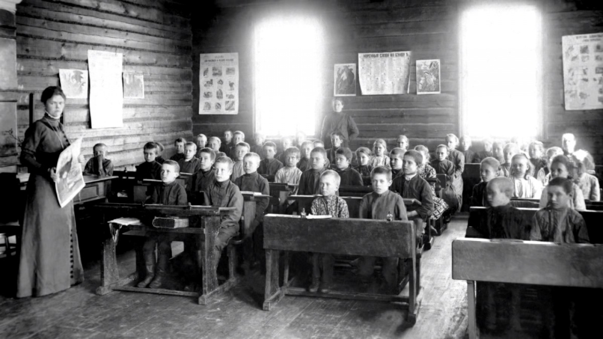 Ученики Сергеевского городского начального училища