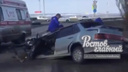 «Машину разорвало»: ДТП в районе Новошахтинска чудом обошлось без жертв