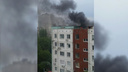 В Ростове на Западном горит жилой дом