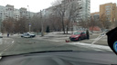 На Пензенской «Пежо» протаранил патрульный автомобиль