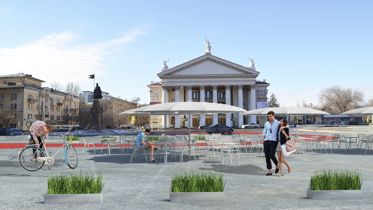 Площадь Павших борцов должна быть Площадью счастья: художник просит переименовать центр Волгограда