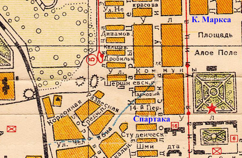 На карте 1939 года уже есть упоминание улицы Кордонной На карте 1939 года уже есть упоминание улицы Кордонной
