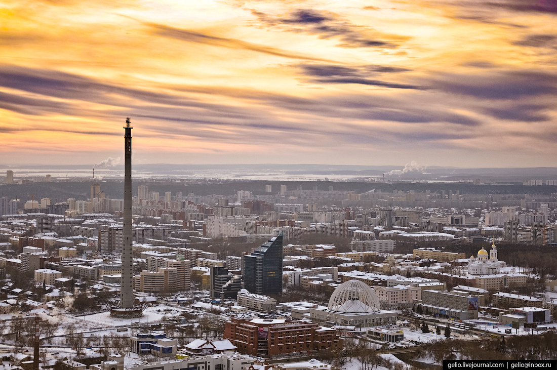 Телебашня екатеринбург фото