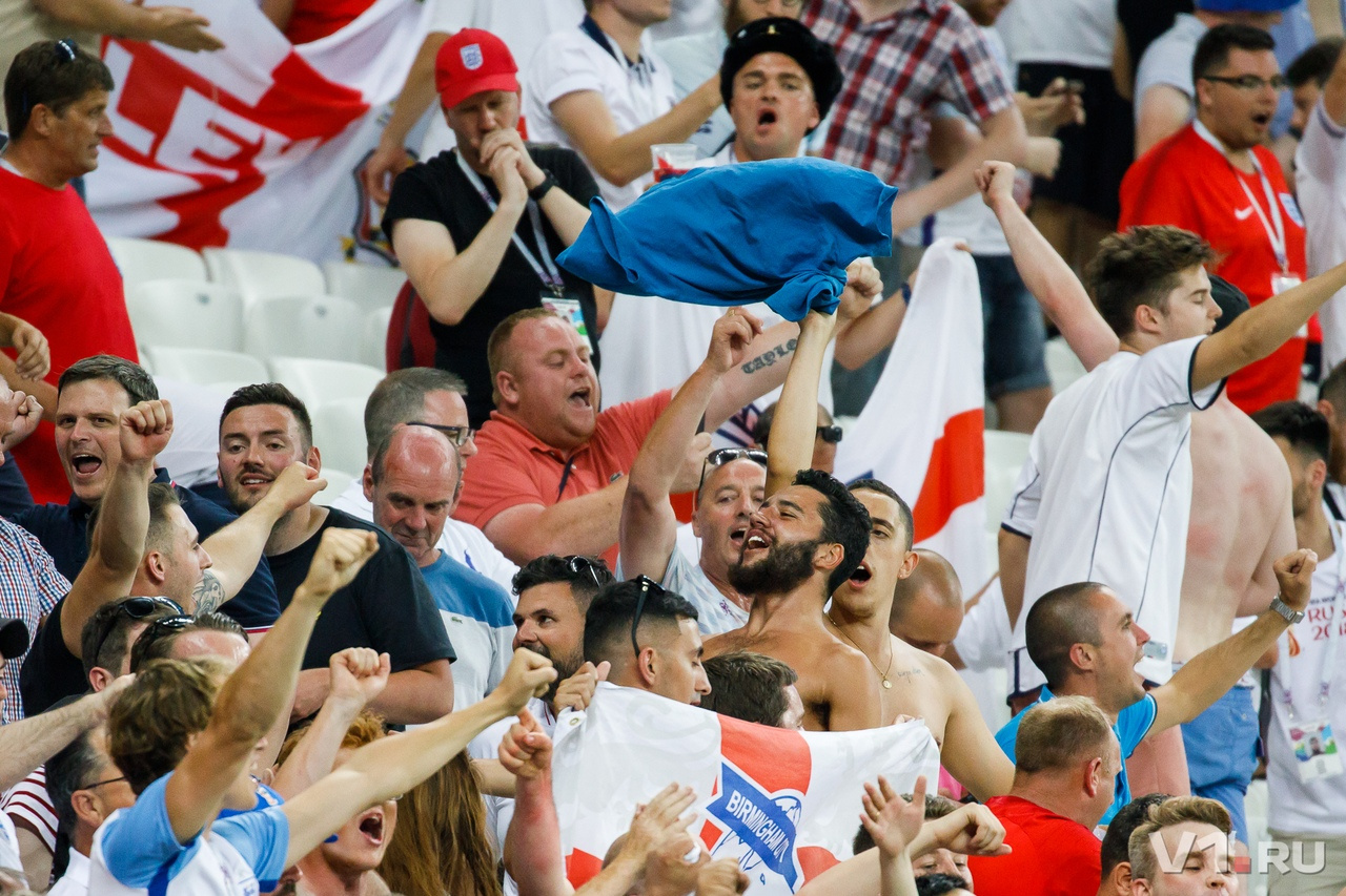 Матч "Англия - Тунис" стал первым матчем ЧМ-2018 на "Волгоград Арене"