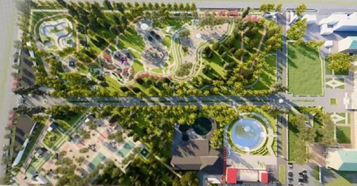 Еще в феврале обещали, что парк Гагарина останется зеленым 