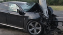 Сшиб бетонный столб: в Тольятти водитель BMW погиб в ДТП