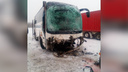 Рейсовый автобус врезался в грузовик на трассе под Новосибирском: есть пострадавшие