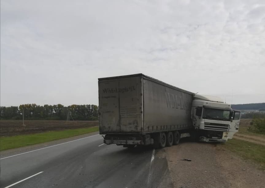 За рулем грузовика был водитель из Челябинской области