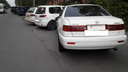 «Тойота» отбросила пешехода на парковку с машинами в Академгородке